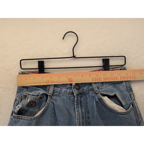 VTG Bugle Boy Mom Jeans Women's Size 18 Light Wash 80s 90s Made In USA - Picture 11 of 16